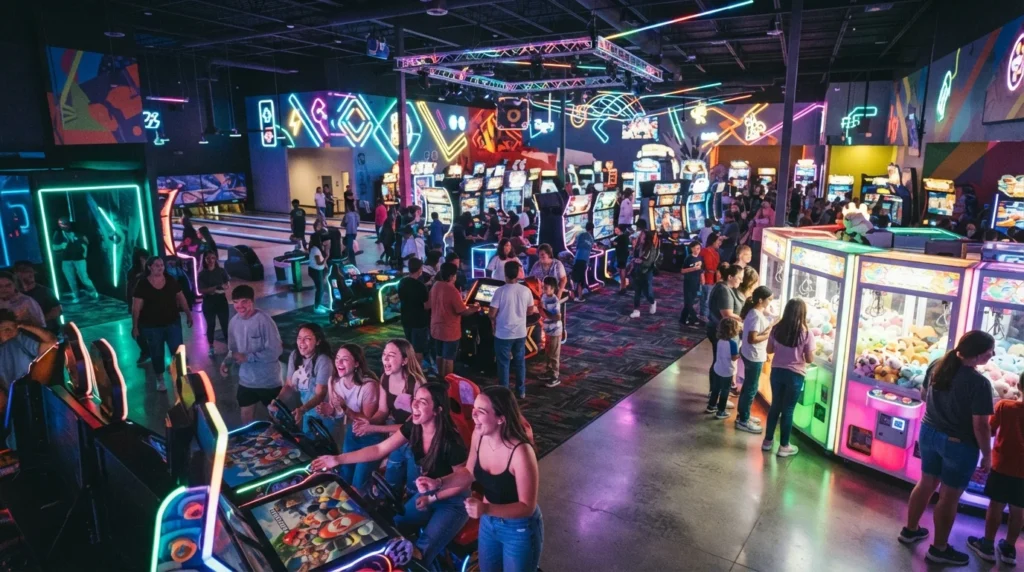 Beyond the Rink: Arcade Games and Attractions
