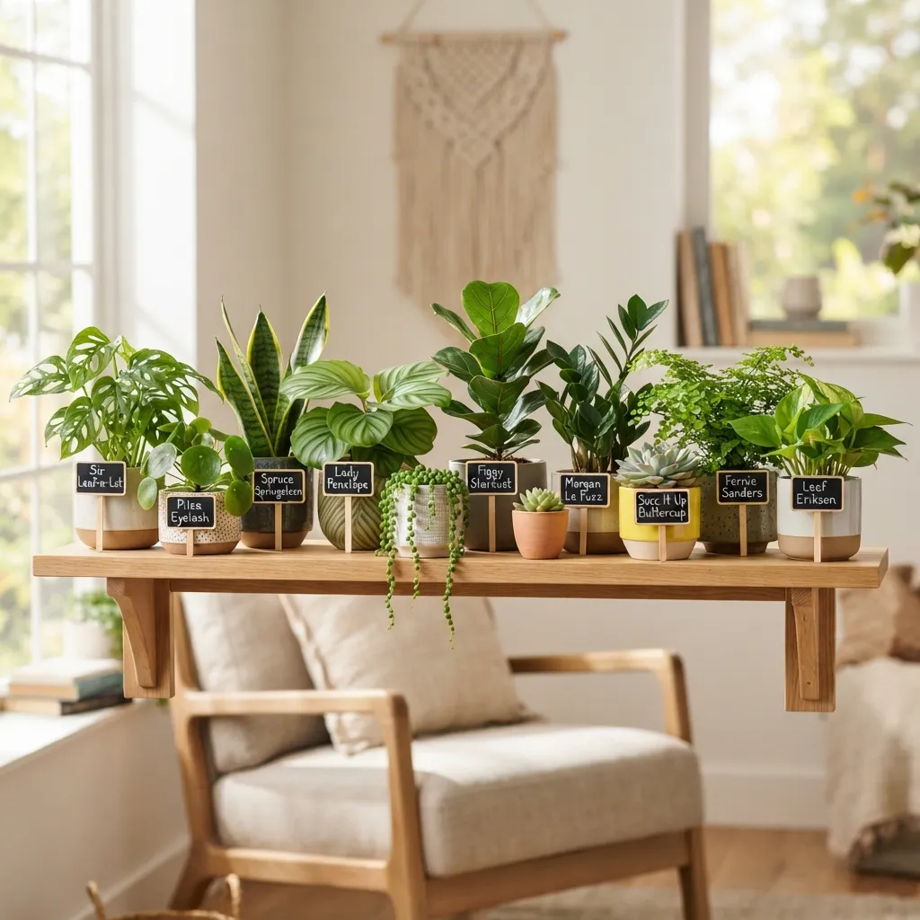 Fun Plant Names Ideas by Room Location
