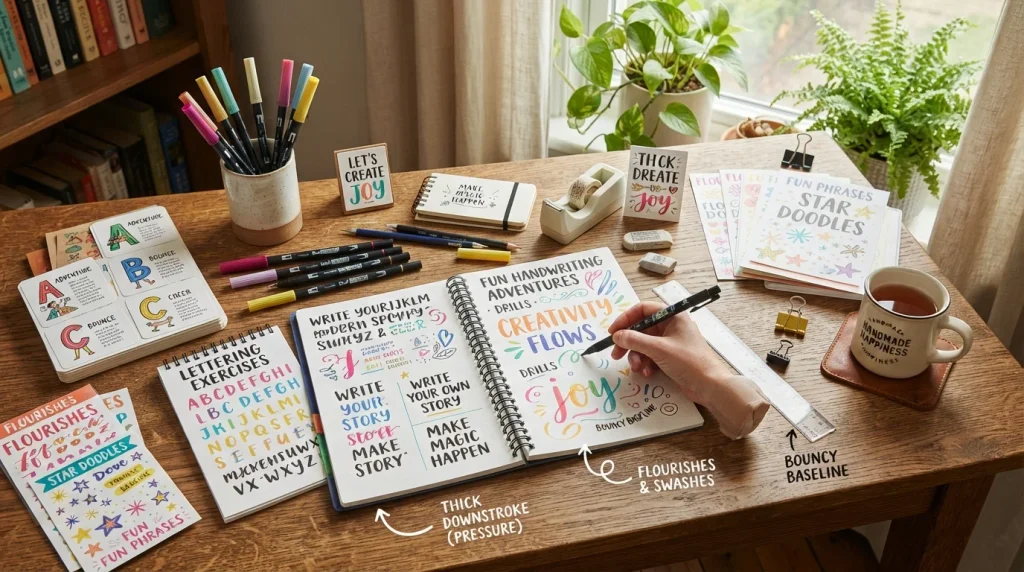 Basic Building Blocks of Fun Handwriting
