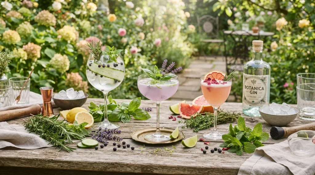 Refreshing Herbal and Citrus Highballs