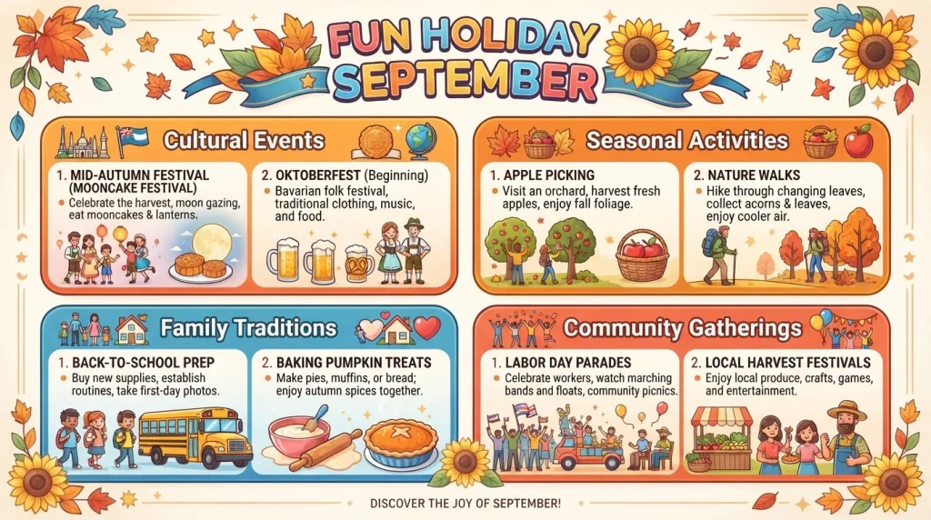 Weeklong and Month-Long September Themes